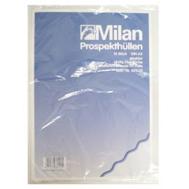 Prospekthülle A4 10er glatt Milan