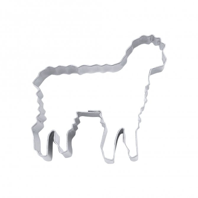 Ausstecher Lamm 7 cm