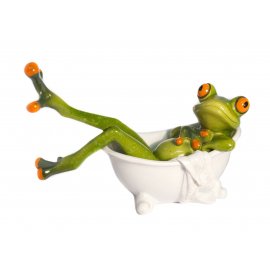 Frosch in Badewanne