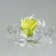 Leuchter Rose 11cm transparent