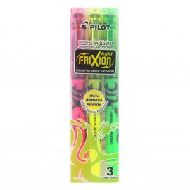 Textmarker Frixion light, 3er