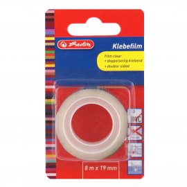 Klebefilm transparent doppelseitig 8m x 19mm