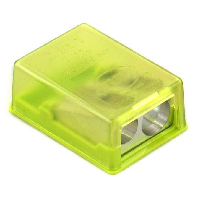 Doppelspitzer 2-in-1 Box eckig