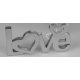 Schriftzug Love mit Herzen 30cm